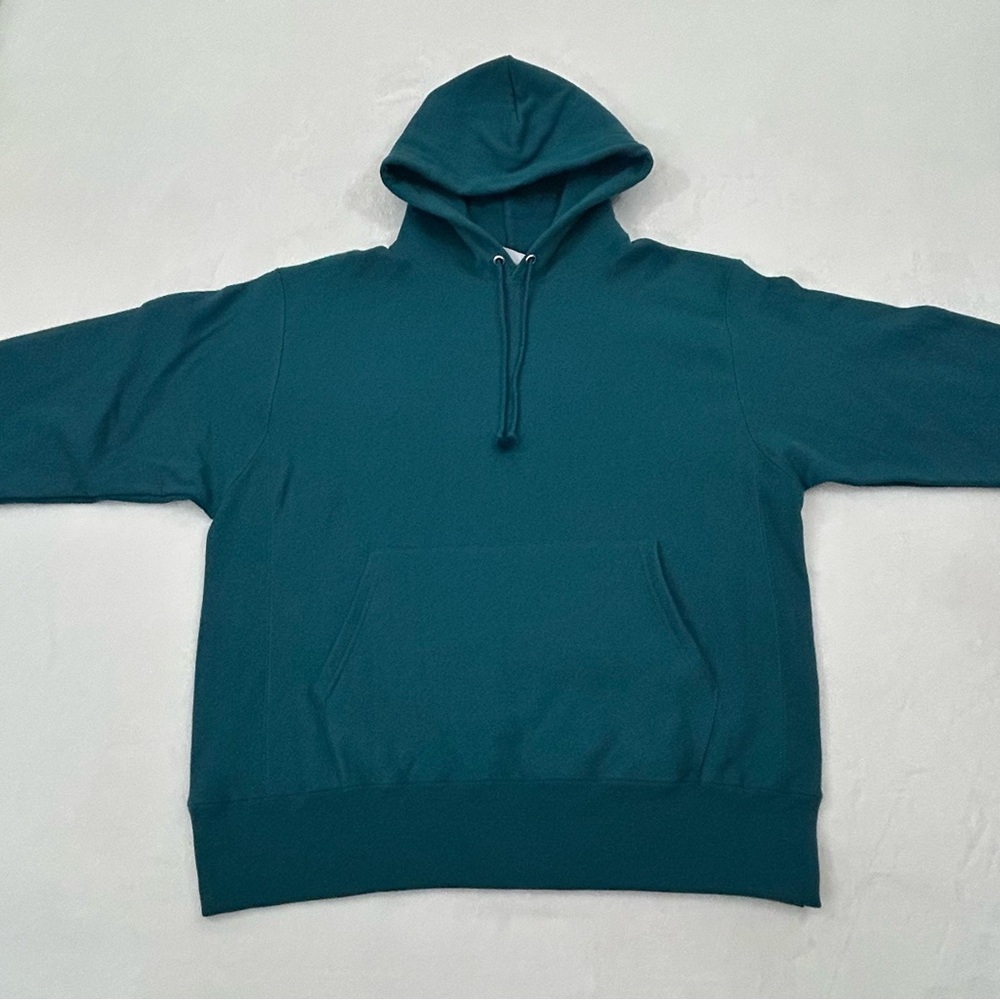 Champion Life Reverse Weave Teal Heavyweight Pullover Hoodie Sweatshirt Men’s L - Picture 2 of 12